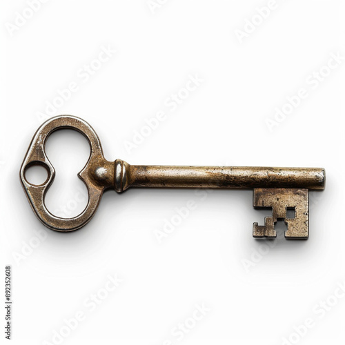 Key isolated on white background