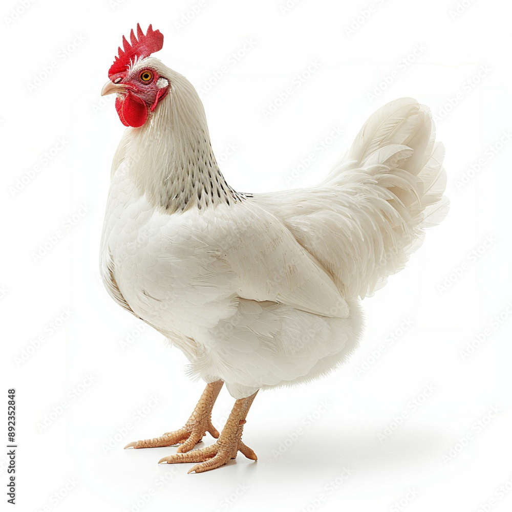 Fototapeta premium Chicken isolated on white background