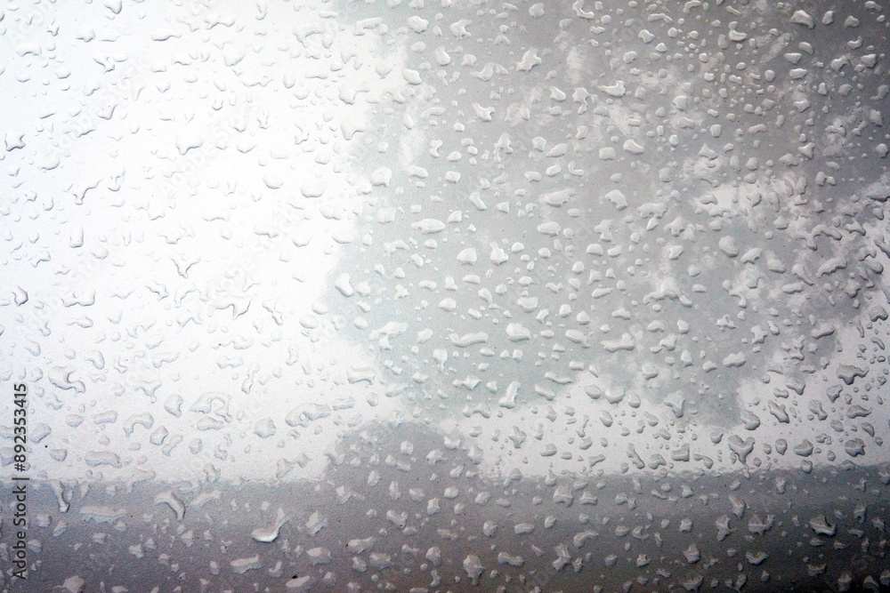 water drops on glass water drops on glass