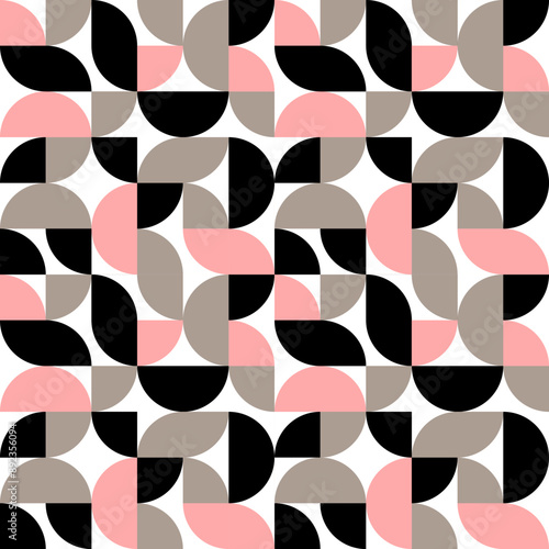 Seamless abstract geometric pattern. Vector Illustration