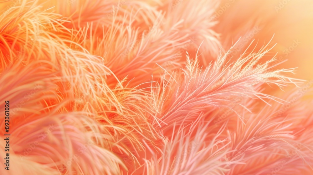 A detailed view of a collection of soft and fluffy feathers A detailed view of a collection of soft and fluffy feathers