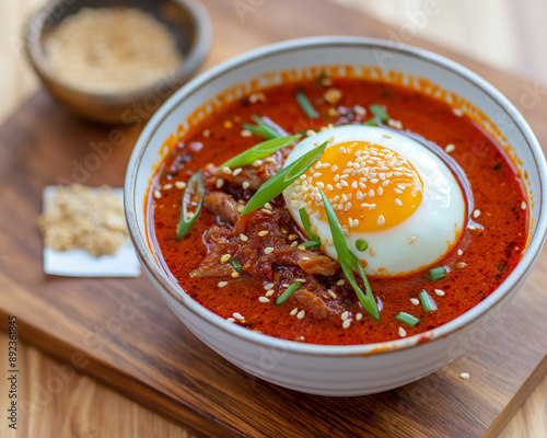 A steaming bowl of Korean B...