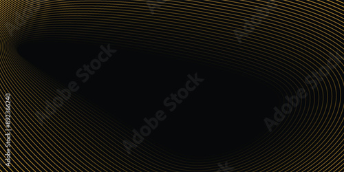 Black gold background vector wallapaper for backdrop, banner. vektor