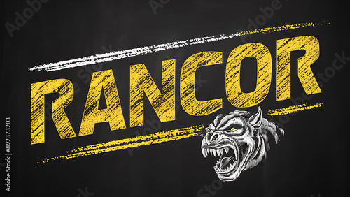 Illustration of the word rancor