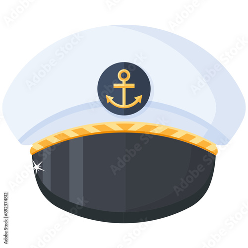 Captain's Hat with Anchor
