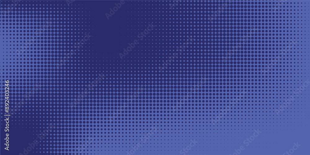 Halftone dots on a blue background. Comic pop art style blank layout. Template design for comic book, presentation, sale or web banner. Vector illustration Halftone dots on a blue background. Comic pop art style blank layout. Template design for comic book, presentation, sale or web banner. Vector illustration