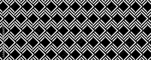 Geometric vector seamless pattern. Abstract texture
