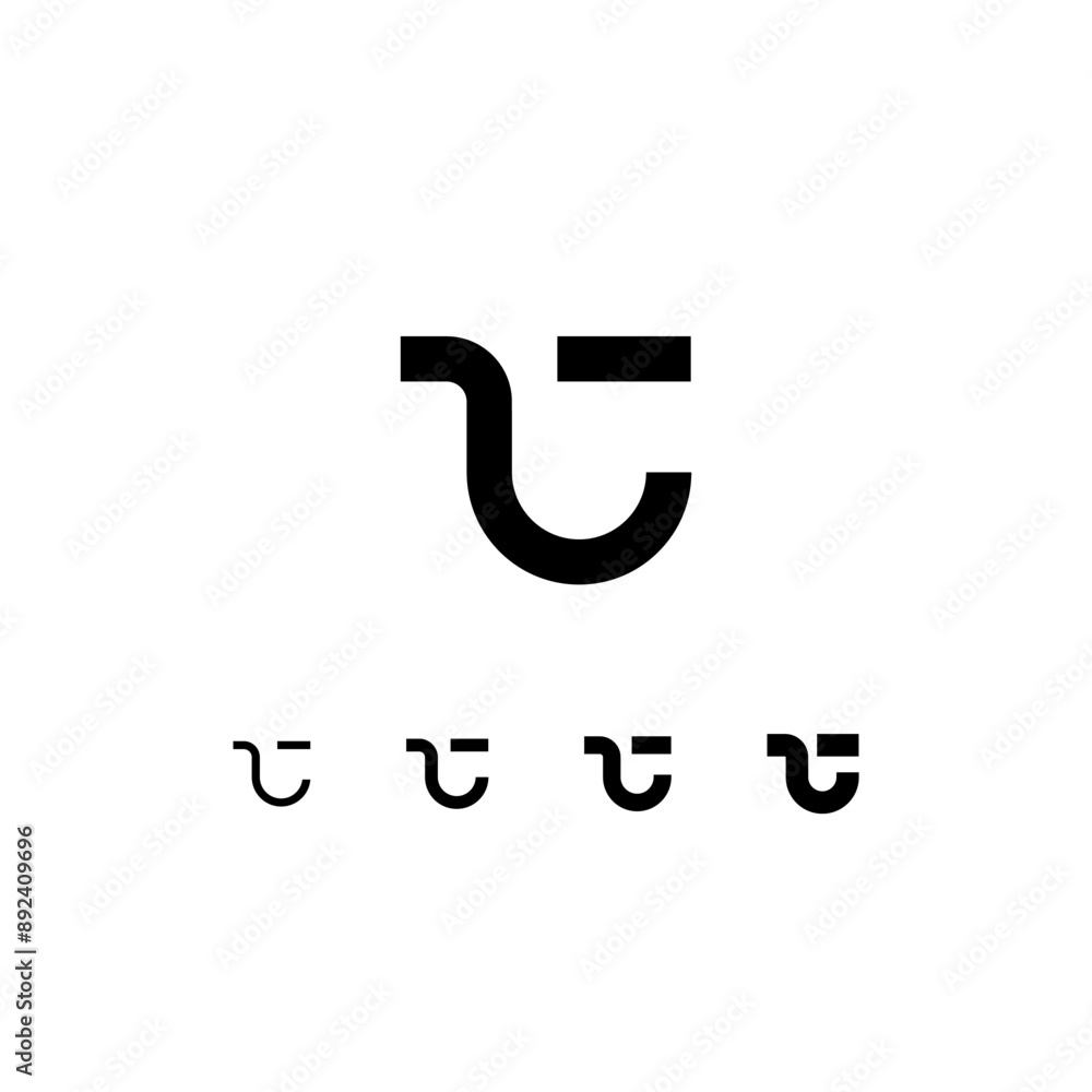 Technical digital font, cyber alphabet Technical digital font, cyber alphabet