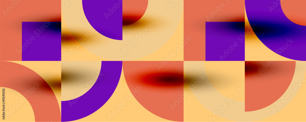 Neo memphis geometric pattern with circles, squares. Pop art abstract background for covers, banners, flyers and posters and other templates Neo memphis geometric pattern with circles, squares. Pop art abstract background for covers, banners, flyers and posters and other templates