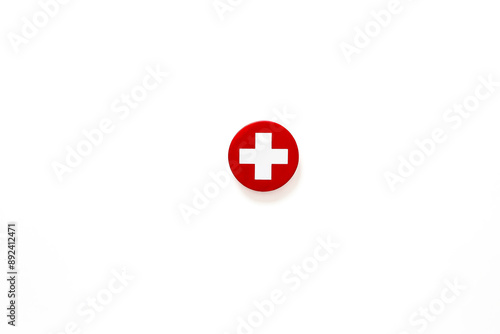 Free Download Red Circle With White Cross on White Background - GFXLoad