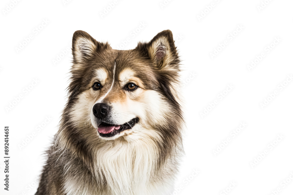 Fluffy Dog Looking at Camera Fluffy Dog Looking at Camera