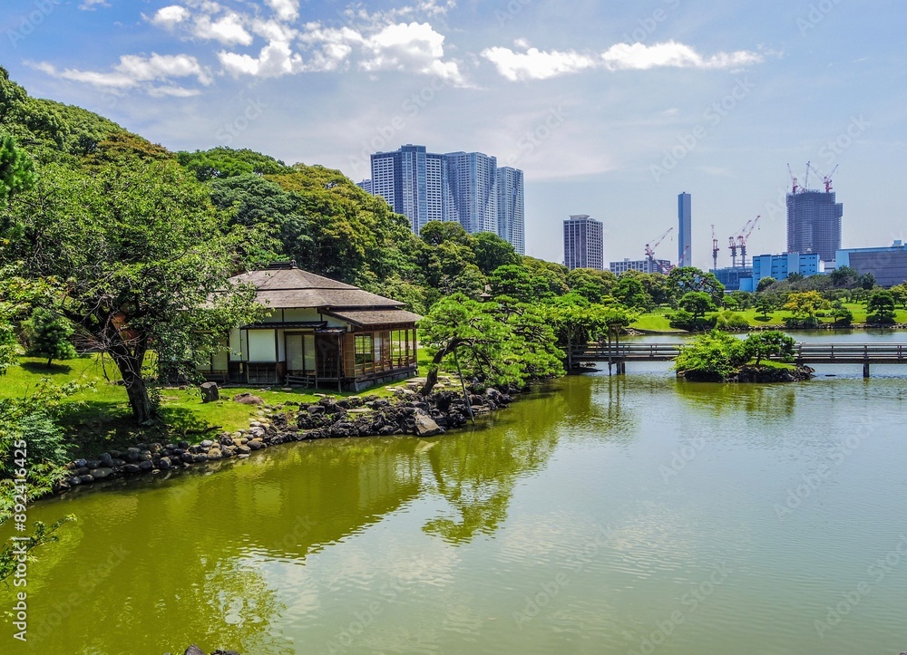 Obraz premium 【東京都】中央区の浜離宮恩賜庭園