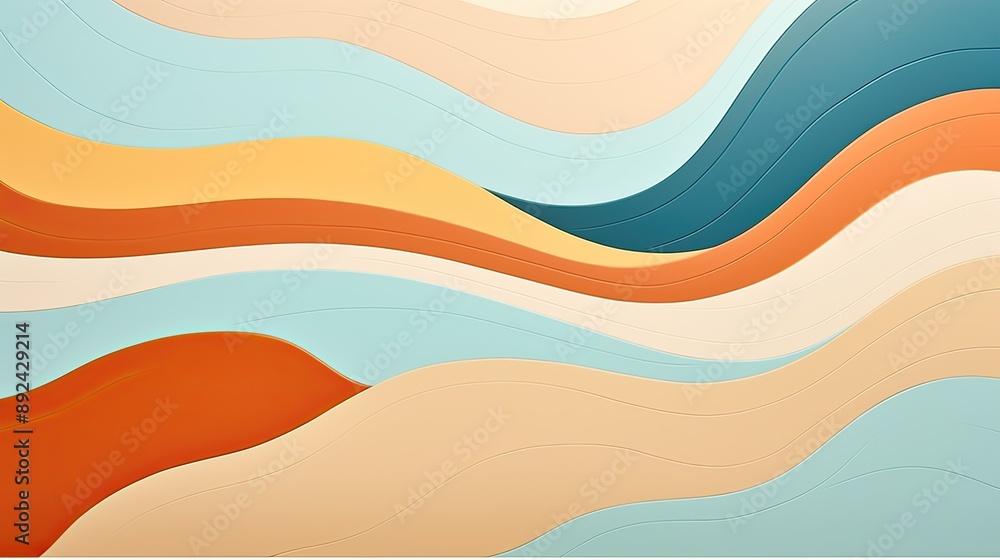 Abstract wavy background with vibrant colors. Abstract wavy background with vibrant colors.