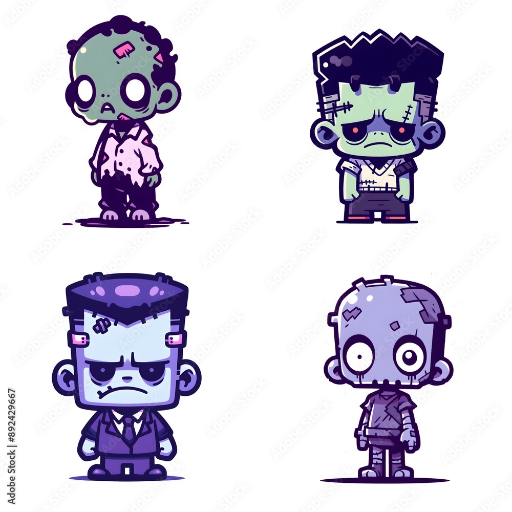 Zombie and Frankenstein Zombie and Frankenstein
