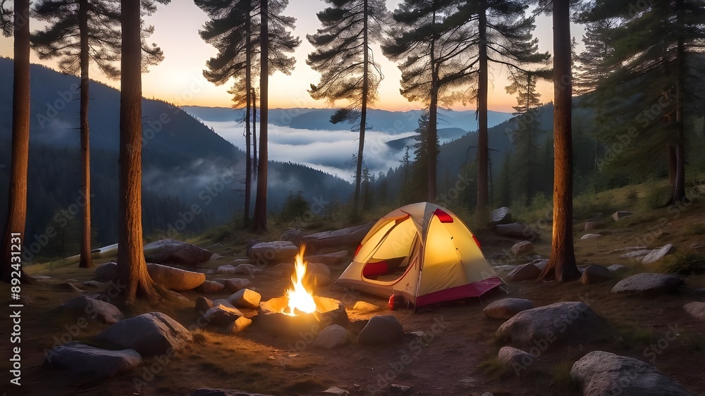 As an example, consider tent camping. As an example, consider tent camping.