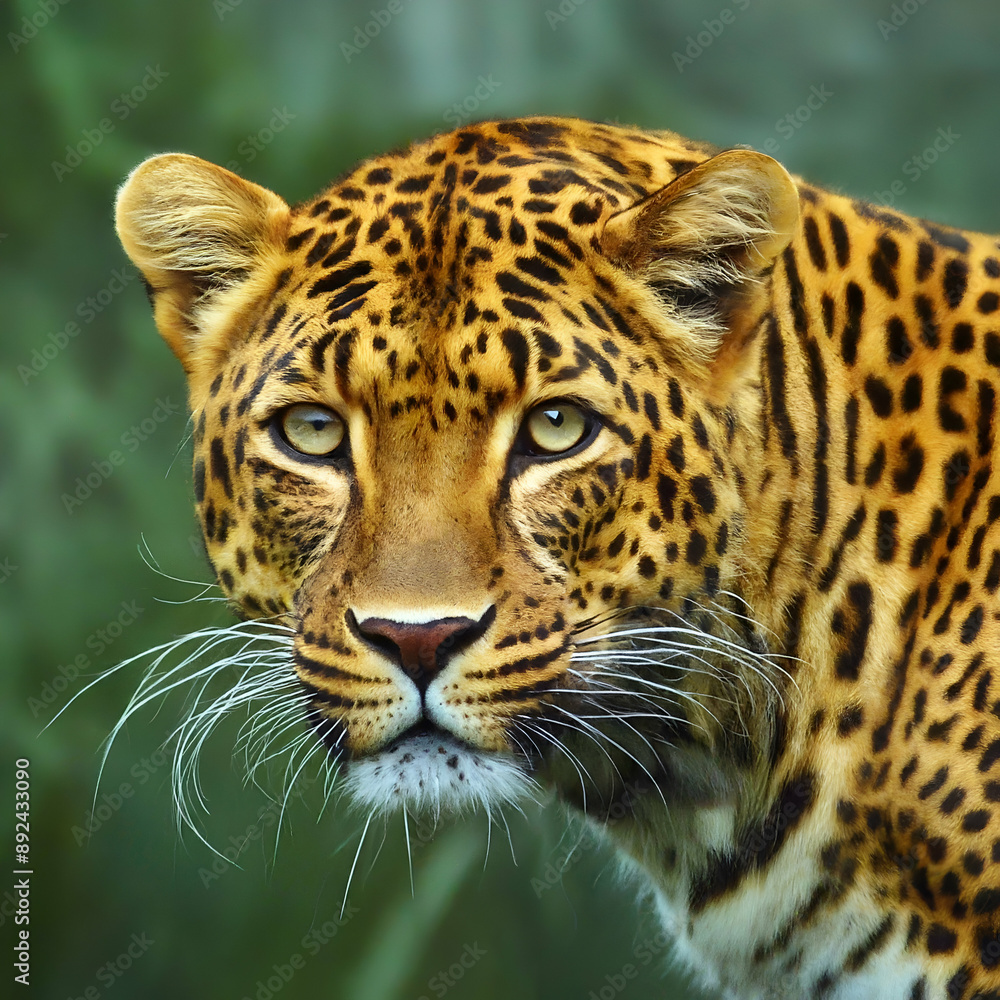 Naklejka premium leopard