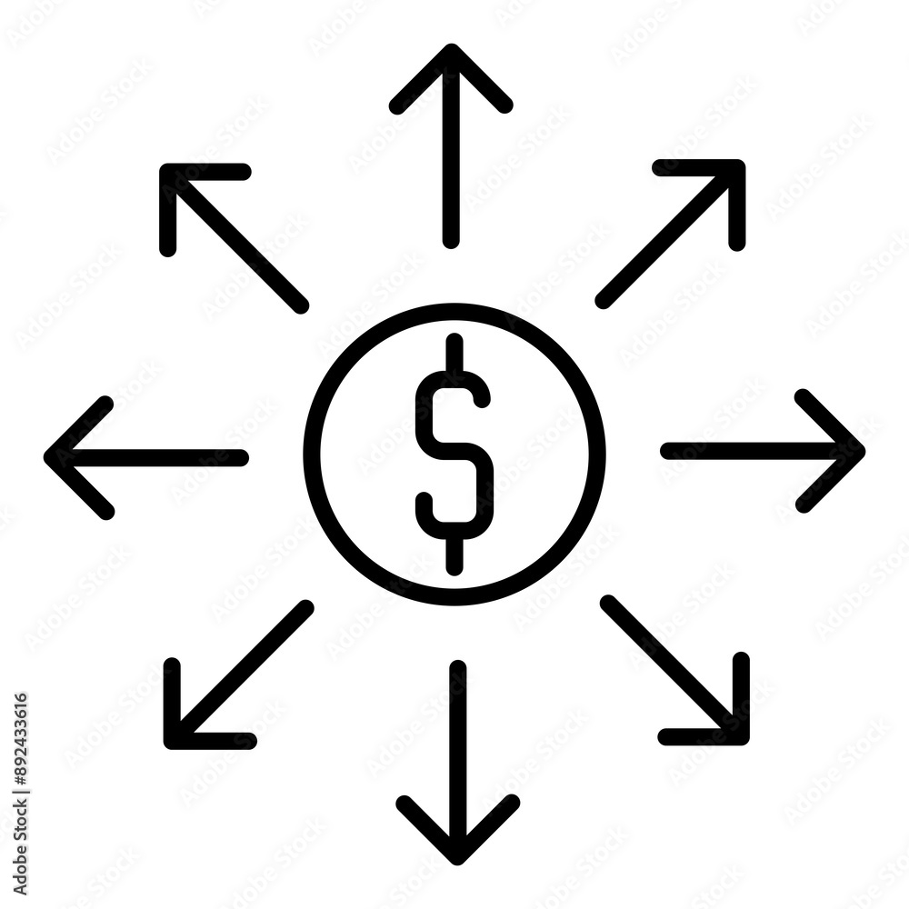 Market Expansion vector icon Market Expansion vector icon