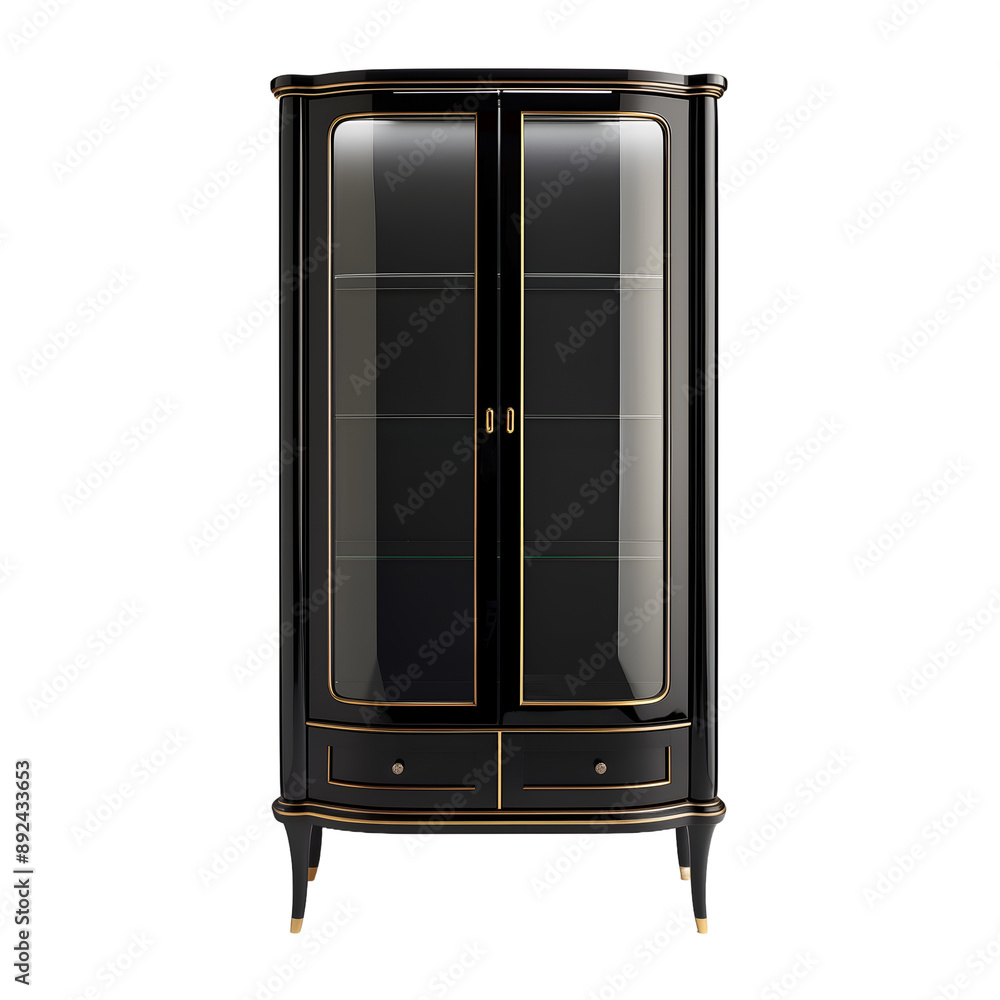Elegant Black and Gold Display Cabinet for Luxurious Home Decor and Sophisticated Showcases Elegant Black and Gold Display Cabinet for Luxurious Home Decor and Sophisticated Showcases