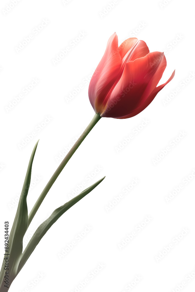 Vibrant Red Tulip on Black Background Perfect for Floral Art and Botanical Prints Vibrant Red Tulip on Black Background Perfect for Floral Art and Botanical Prints