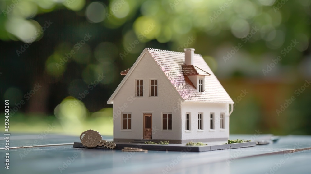 House Key and Model Home House Key and Model Home