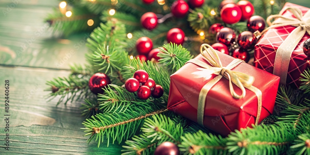Festive Elegance: A Holiday Gift and Tree Display. Festive Elegance: A Holiday Gift and Tree Display.