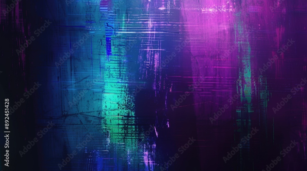 A vibrant abstract painting featuring a blend of purple and blue hues A vibrant abstract painting featuring a blend of purple and blue hues