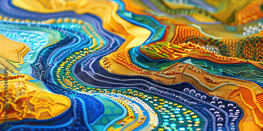 The Prudent Path to Profits: A meandering river-like chart, showcasing a carefully considered investment strategy The Prudent Path to Profits: A meandering river-like chart, showcasing a carefully considered investment strategy