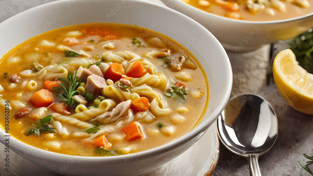 Produce a detailed, realistic illustration of Texture Of Soup Produce a detailed, realistic illustration of Texture Of Soup