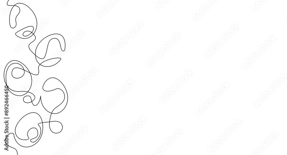 Chicken Eggs. Vertical pattern in continuous line drawing style isolated on white background. Vector illustration. Chicken Eggs. Vertical pattern in continuous line drawing style isolated on white background. Vector illustration.