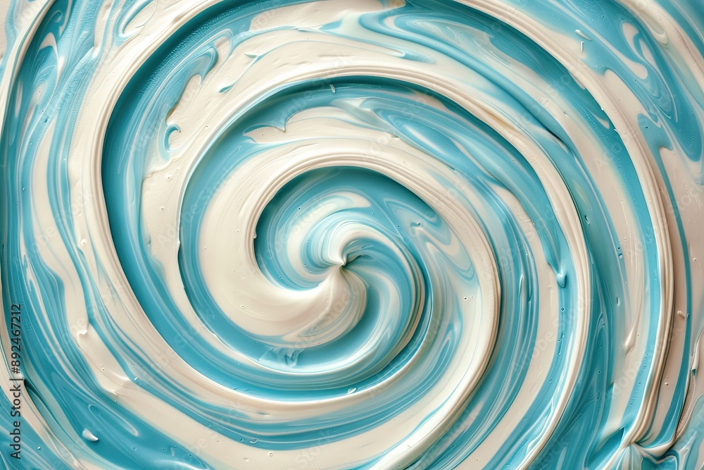 A swirl of blue and white paint. The blue and white swirls are very close together, creating a sense of movement and energy. The blue and white colors are bright and cheerful A swirl of blue and white paint. The blue and white swirls are very close together, creating a sense of movement and energy. The blue and white colors are bright and cheerful