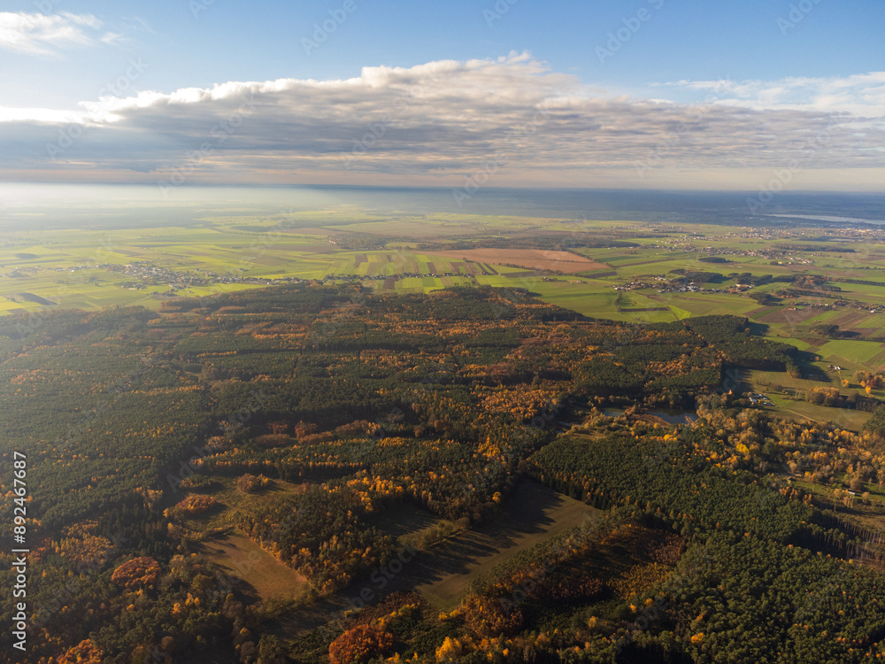 Fototapeta premium view of the countryside