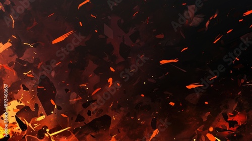 black and red dark background fire flame texture with thunders and smoke energetic anime vibes , 8k, 2d,ferrania p30 --ar 16:9 --niji 6 Job ID: 170aa7f2-fda1-46b1-bfb9-0af8c960829d