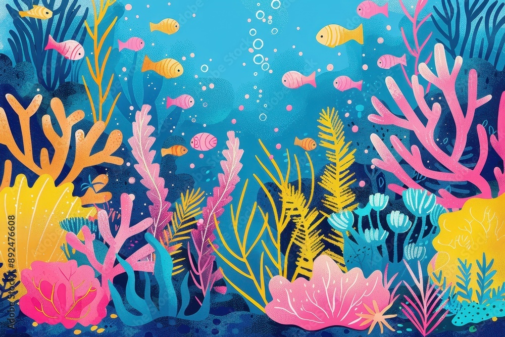 Colorful Underwater Paradise Colorful Underwater Paradise