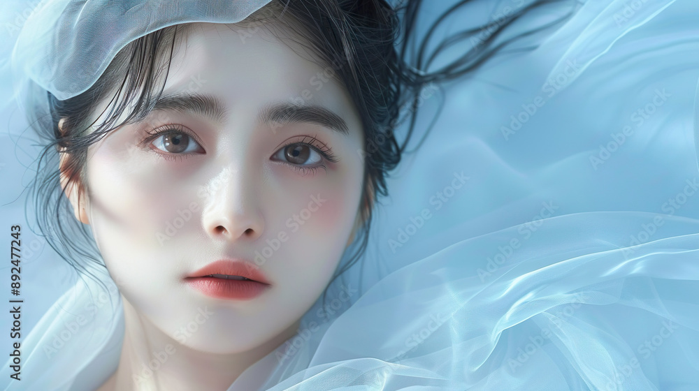 Fototapeta premium 美肌のアジア人女性05