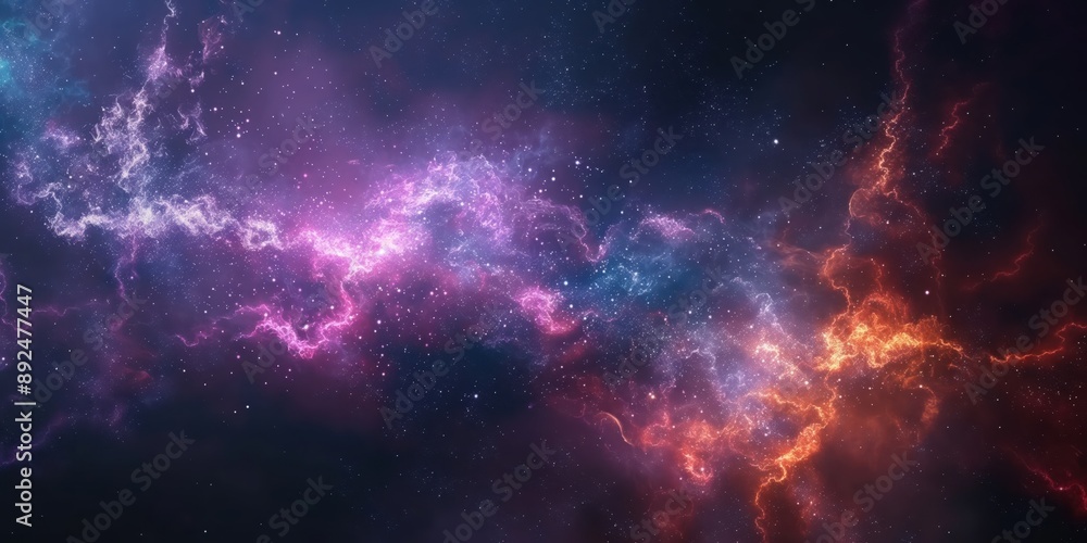 Colorful space galaxy cloud nebula. Stary night cosmos. Universe science astronomy. Supernova background wallpaper created by ai Colorful space galaxy cloud nebula. Stary night cosmos. Universe science astronomy. Supernova background wallpaper created by ai