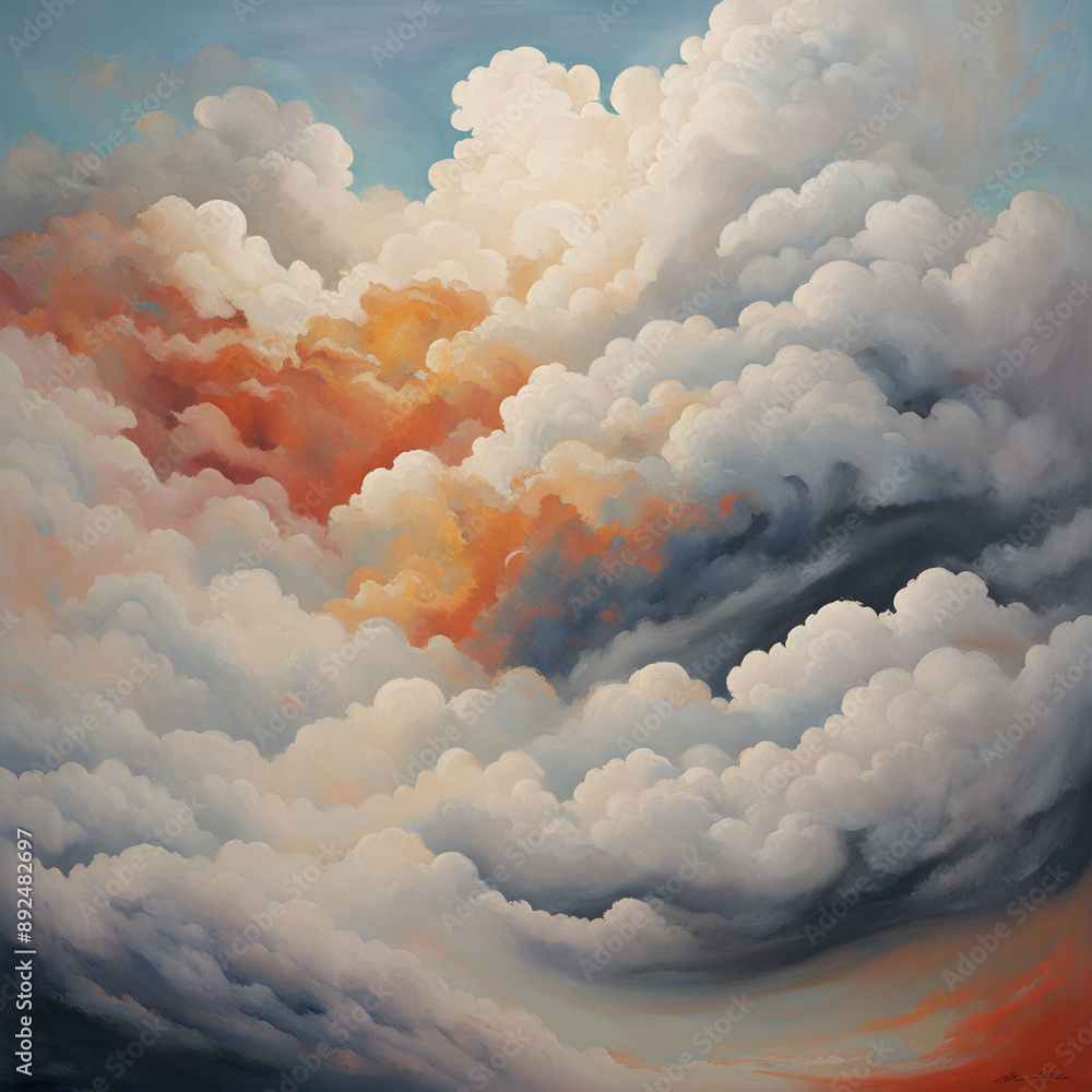 clouds in the sky