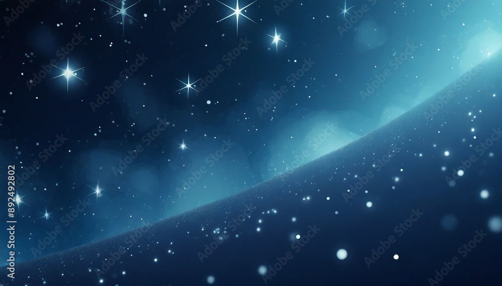 Obraz premium blue star background