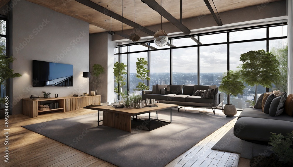 Fototapeta premium interior of a house