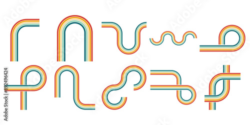 70's Groovy Line Set