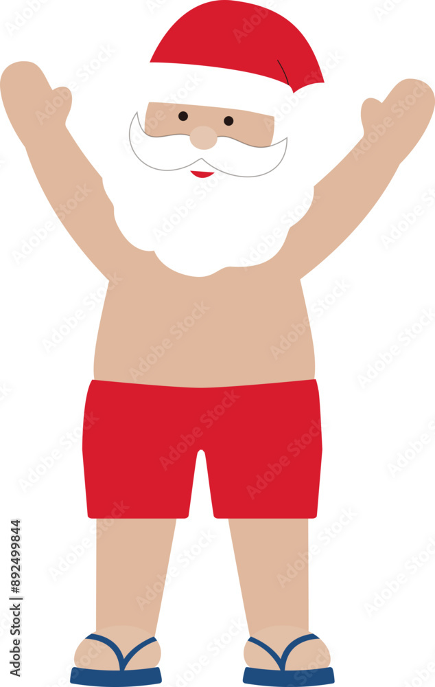 Beach Christmas Santa vector.
Beach summer Santa Claus svg. Beach Christmas Santa vector.
Beach summer Santa Claus svg.
