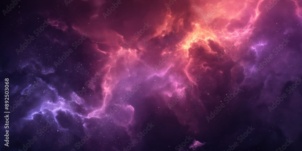 Obraz premium Colorful space galaxy cloud nebula. Stary night cosmos. Universe science astronomy. Supernova background wallpaper created by ai