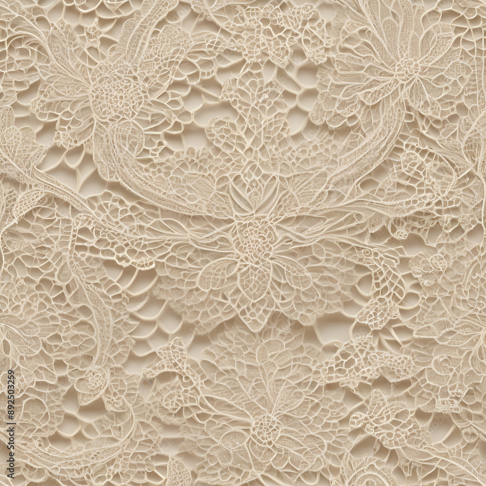 Beige lace pattern Beige lace pattern