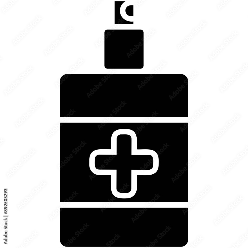 Fototapeta premium Antiseptic Icon
