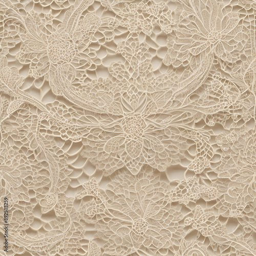 Beige lace pattern