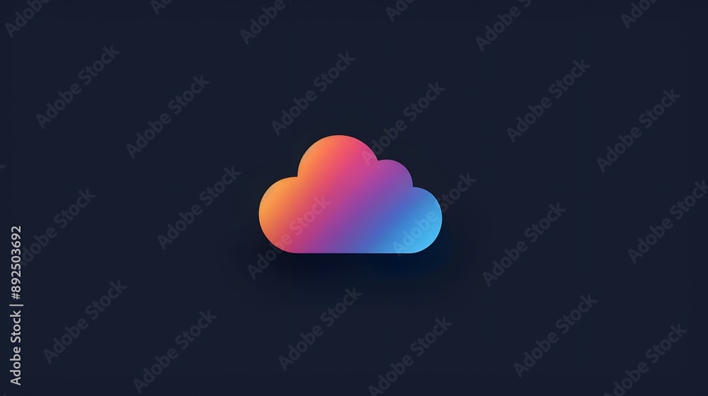 cloud pin logo design vector template. cloud pin logo design vector template.