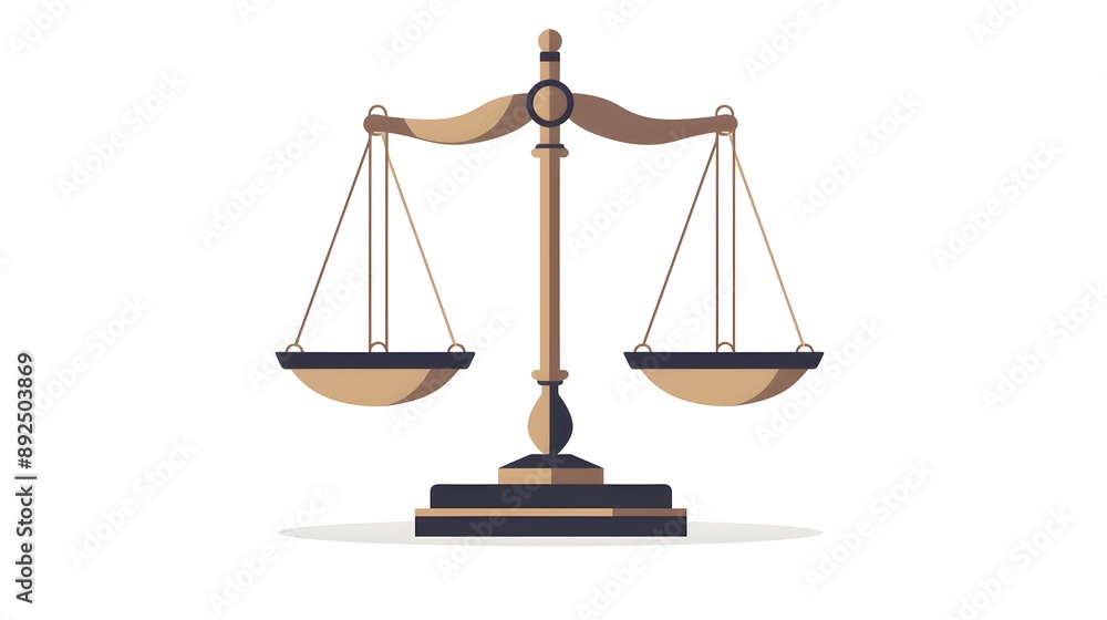 Scales of Justice Icon. Scales of Justice Icon.