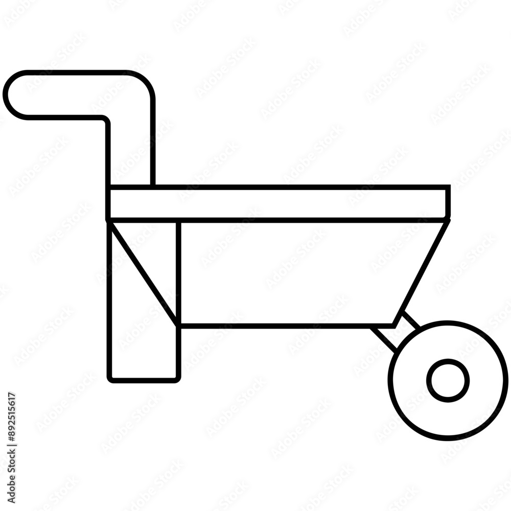 Wheelbarrow Icon Wheelbarrow Icon