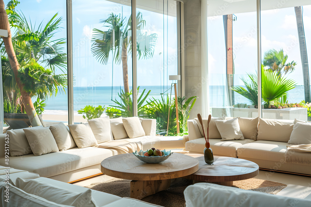 Luxurious Modern Hotel Apartment with Scenic Beach View Luxurious Modern Hotel Apartment with Scenic Beach View