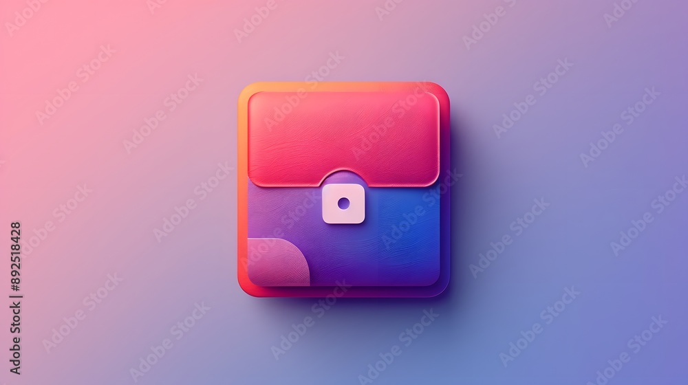 wallet logo vector design template. wallet logo vector design template.