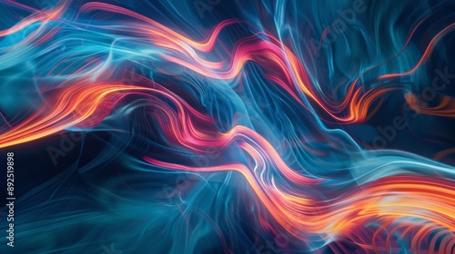 Abstract Swirling Light